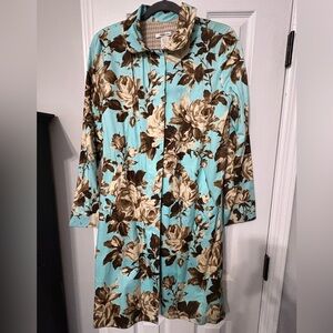 Maxou floral design dress/coat